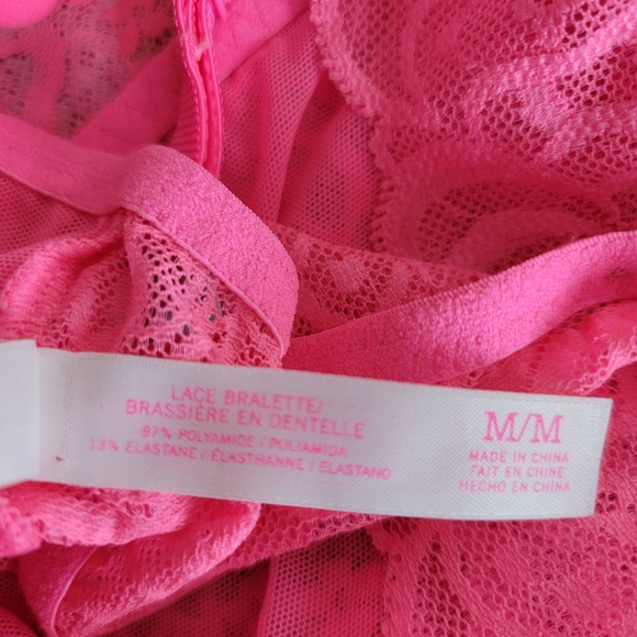 Pink Victoria's Secret Lace Bralette - Picture 8 of 9